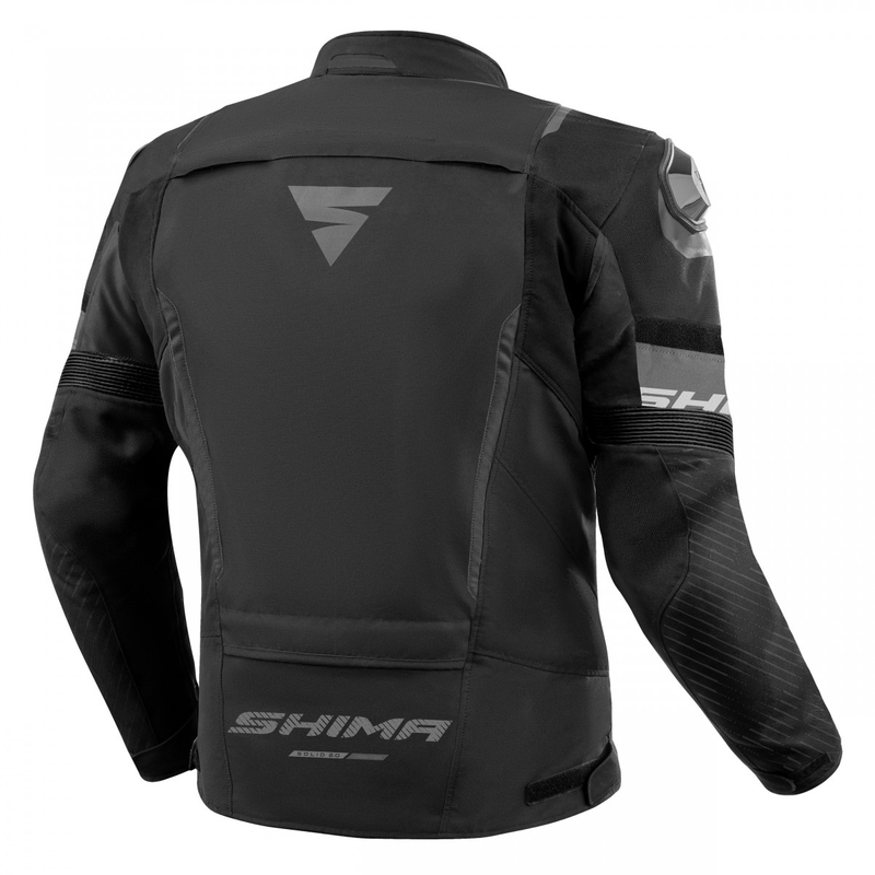 Chaqueta de moto Shima Solid 2.0 negra