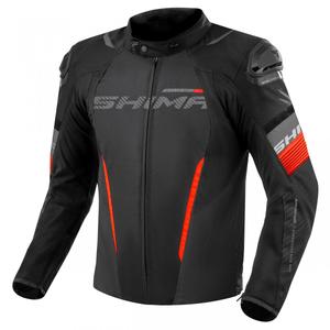 Chaqueta de moto Shima Solid 2.0 negro-rojo