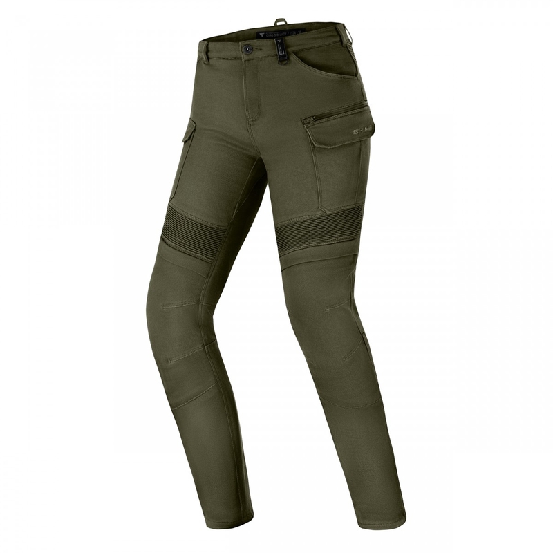 Shima Giro 3.0 Pantalón de moto largo para mujer Caqui