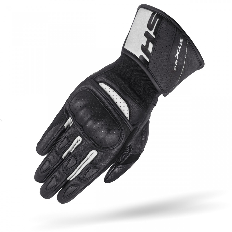 Guantes de moto Shima STX 2.0 blanco y negro