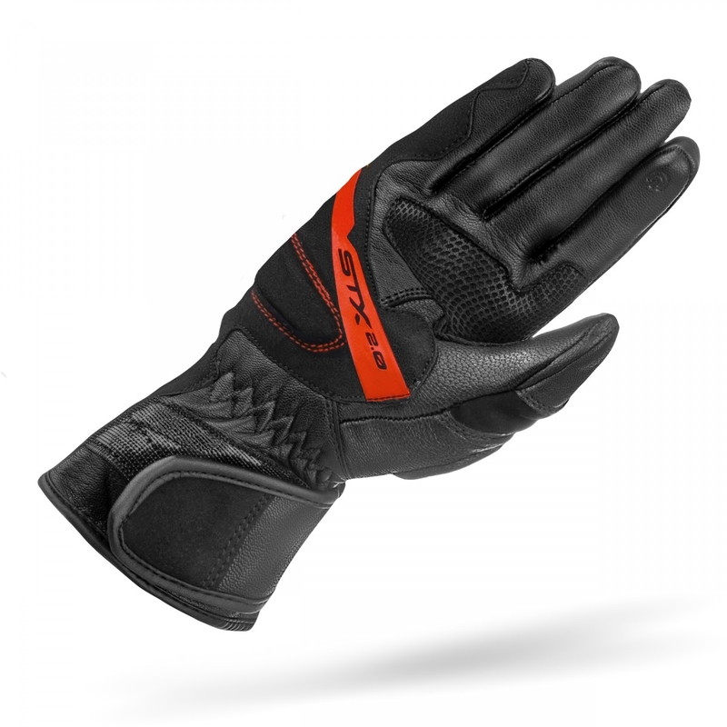 Guantes de moto Shima STX 2.0 negro-rojo