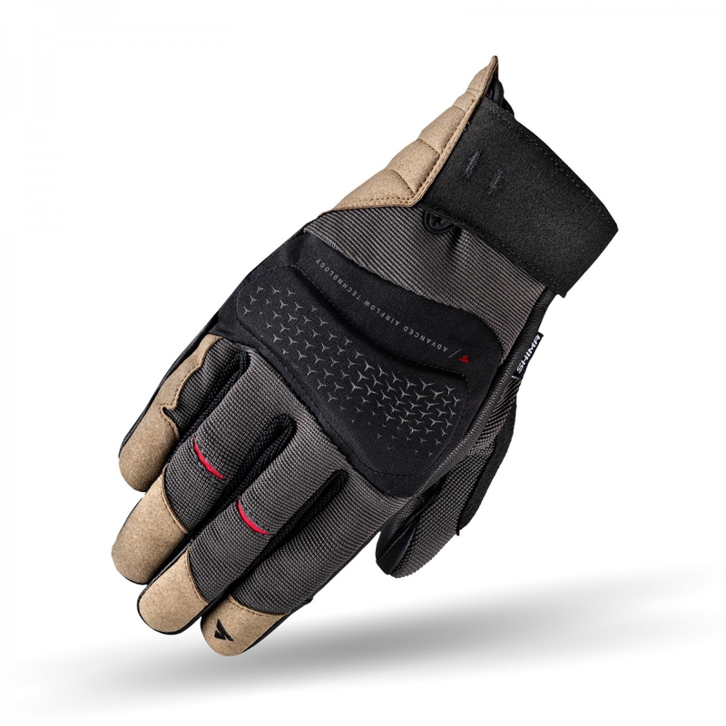 Guantes de moto Shima Air 2.0 negro-marrón