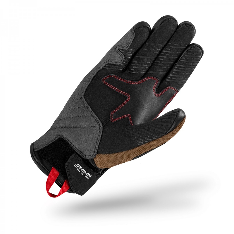 Guantes de moto Shima Blaze 2.0 negro-marrón