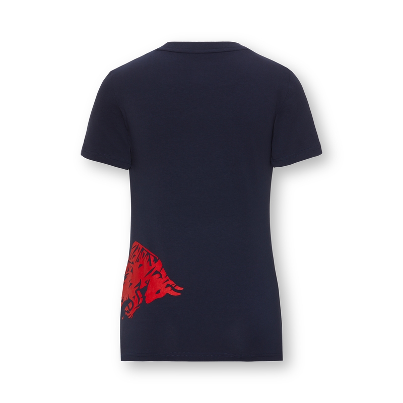 Camiseta Red Bull Adrenaline de mujer azul y roja