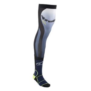 Calcetines Rodillera Alpinestars Azul-Amarillo-Fluo-Blanco-Negro