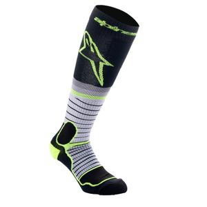 Calcetines Alpinestars MX PRO negro-amarillo fluo-gris