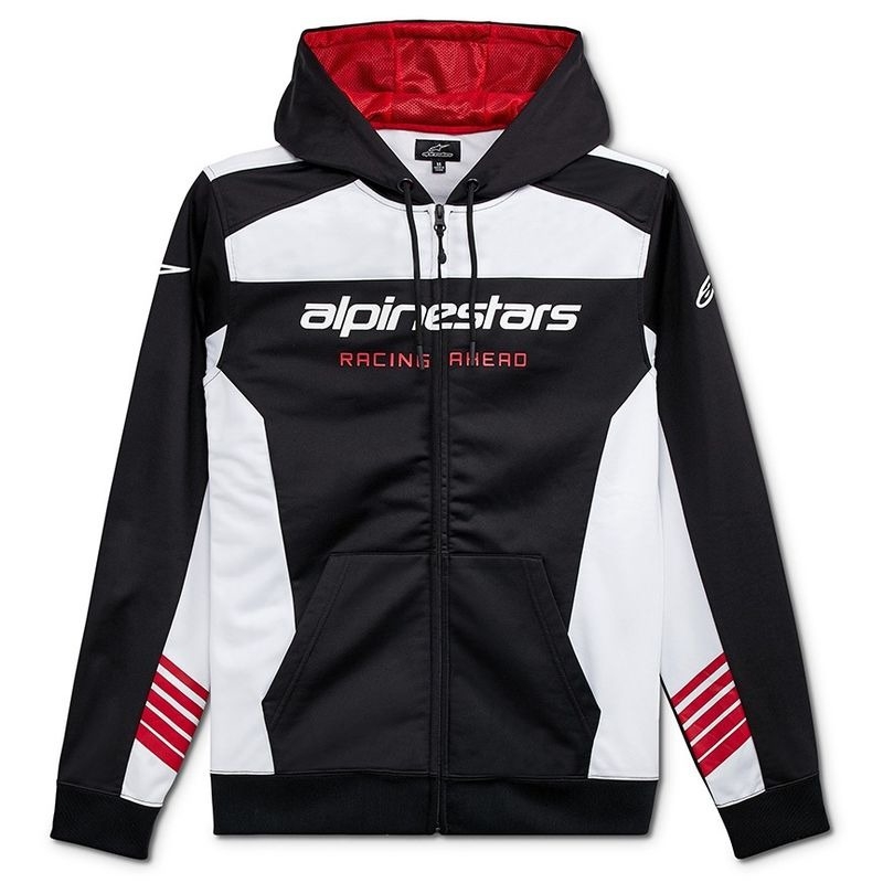 Sudadera polar Alpinestars Sessions LXE negra y blanca
