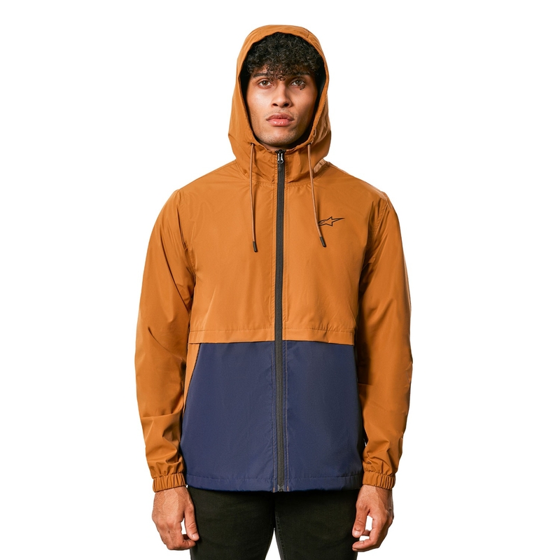 Chaqueta Alpinestars Avid Wind marrón-azul oscuro
