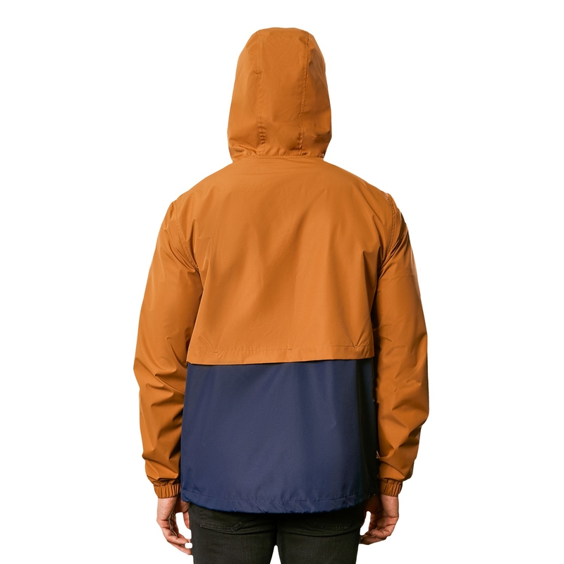 Chaqueta Alpinestars Avid Wind marrón-azul oscuro