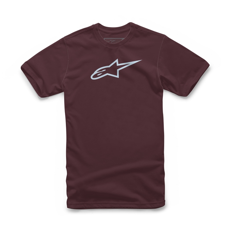Camiseta Alpinestars Classic Tee carmesí y azul claro