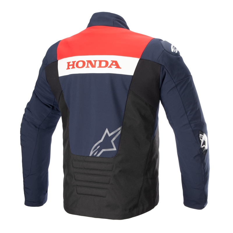 Chaqueta de moto impermeable Alpinestars SMX Honda azul-negro-rojo-blanco