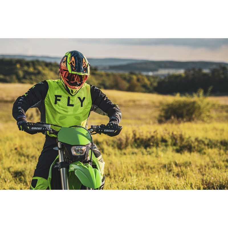 Casco de motocross Cassida Cross Pro 2 Contra fluo amarillo-naranja-azul