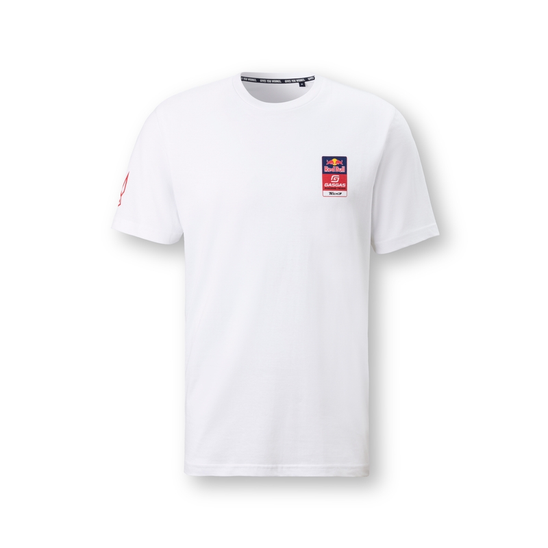 Camiseta blanca Red Bull Augusto Fernandez GasGas MotoGP