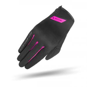 Guantes de moto para mujer Shima One EVO negro y rosa