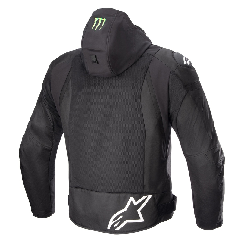 Chaqueta de moto Alpinestars Zaca Air Monster FQ20 Negro-Rojo-Azul-Blanco-Verde