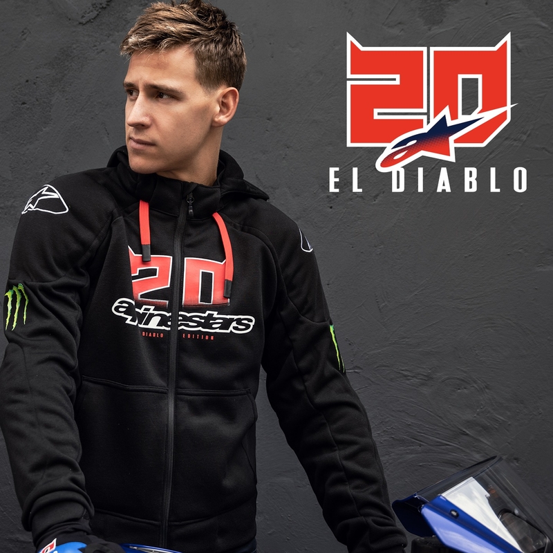 Chaqueta de moto Alpinestars Chrome Ignition Monster FQ20 Negro-Rojo-Blanco-Verde
