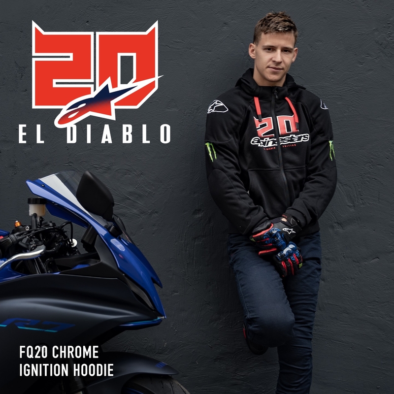 Chaqueta de moto Alpinestars Chrome Ignition Monster FQ20 Negro-Rojo-Blanco-Verde