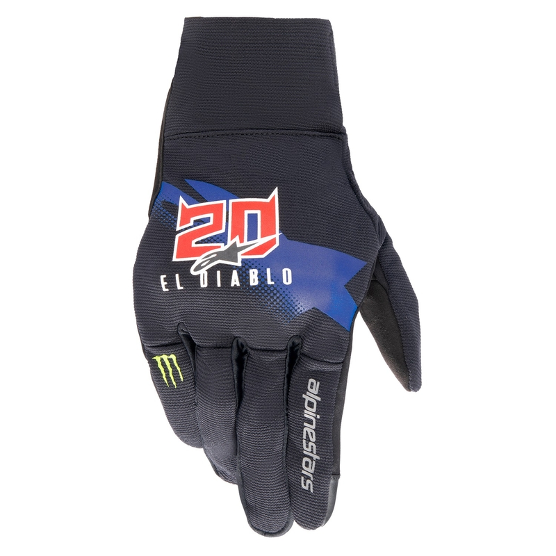 Guantes de moto Alpinestars Reef Monster FQ20 Negro-Rojo-Azul-Blanco-Verde