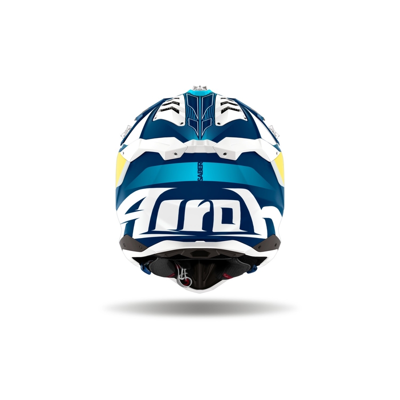 Casco de motocross Airoh Aviator 3 Saber azul mate