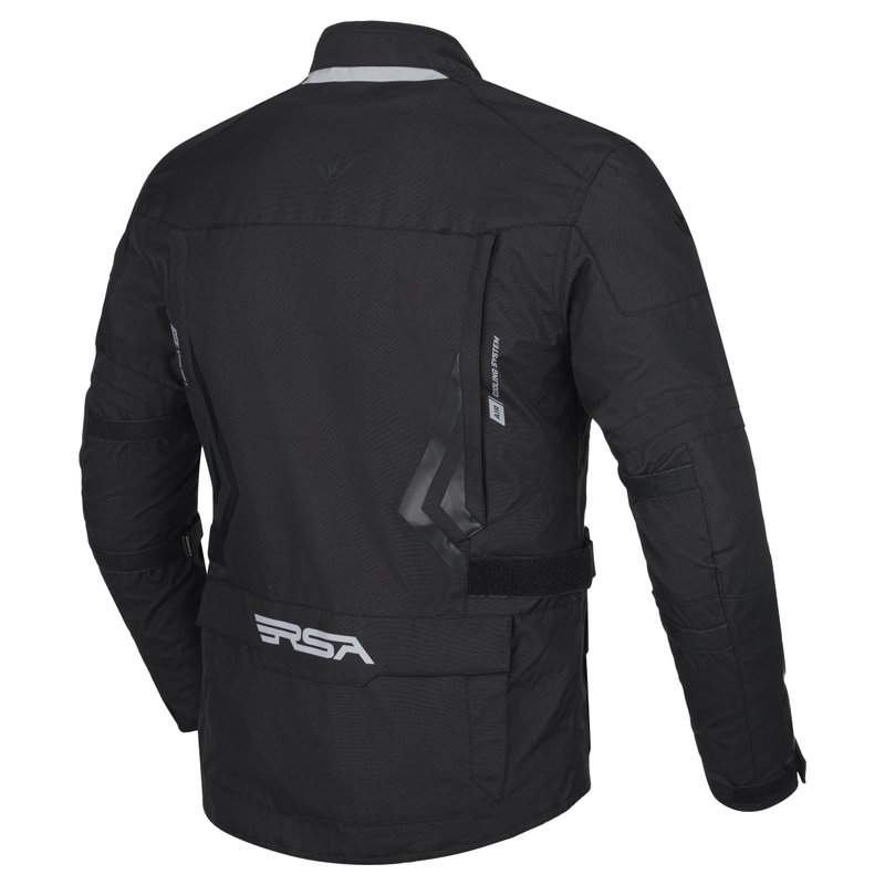 Chaqueta de moto RSA Storm negra