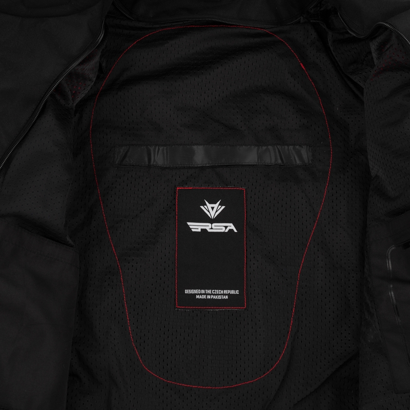 Chaqueta de moto RSA Storm negra