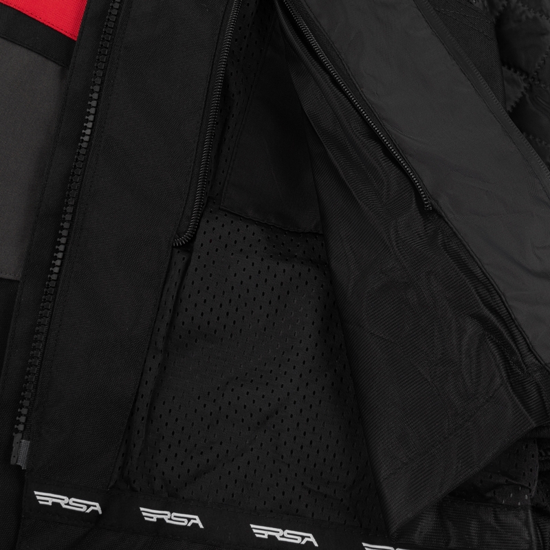 Chaqueta de moto RSA Storm negra