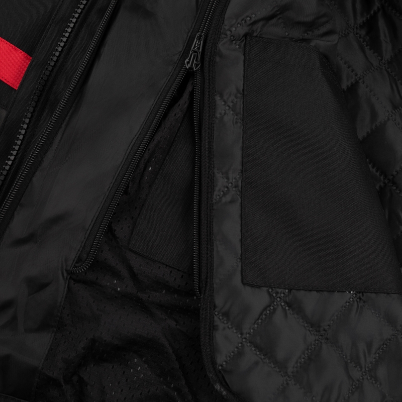 Chaqueta de moto RSA Storm negra