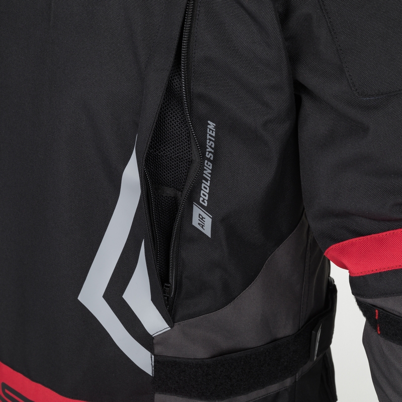 Chaqueta de moto RSA Storm negra