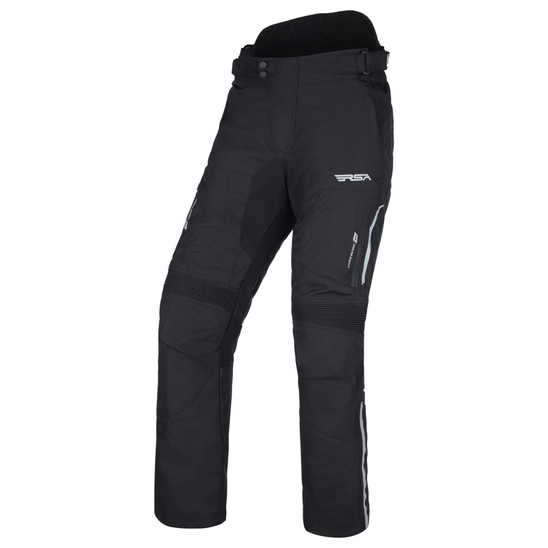 Pantalón de moto RSA Wasp negro y gris