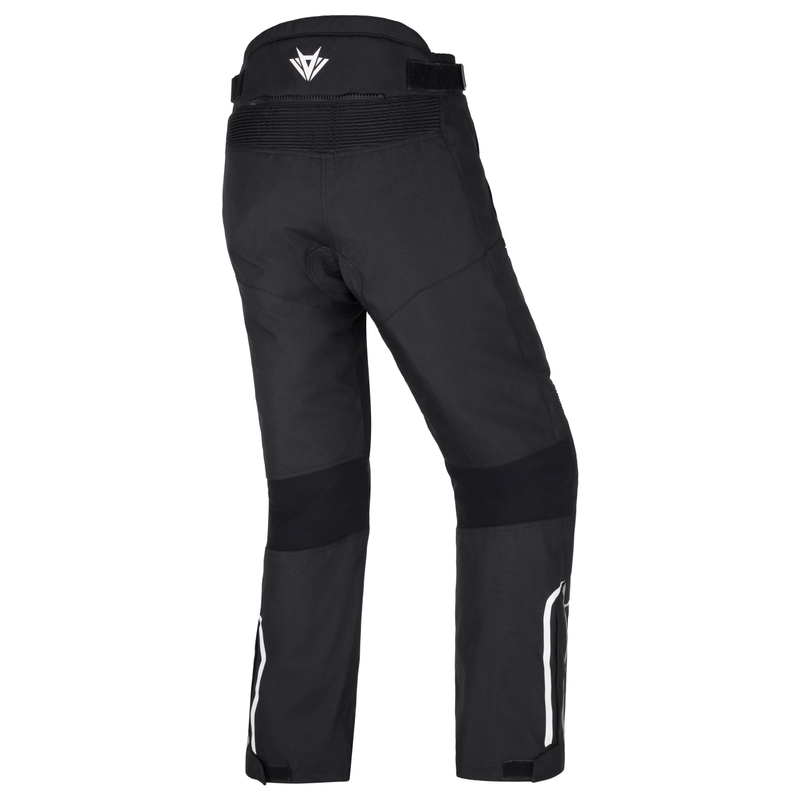 Pantalón de moto para mujer RSA Wasp Black and White