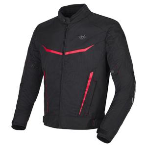 Chaqueta de moto RSA Runway negro-rojo