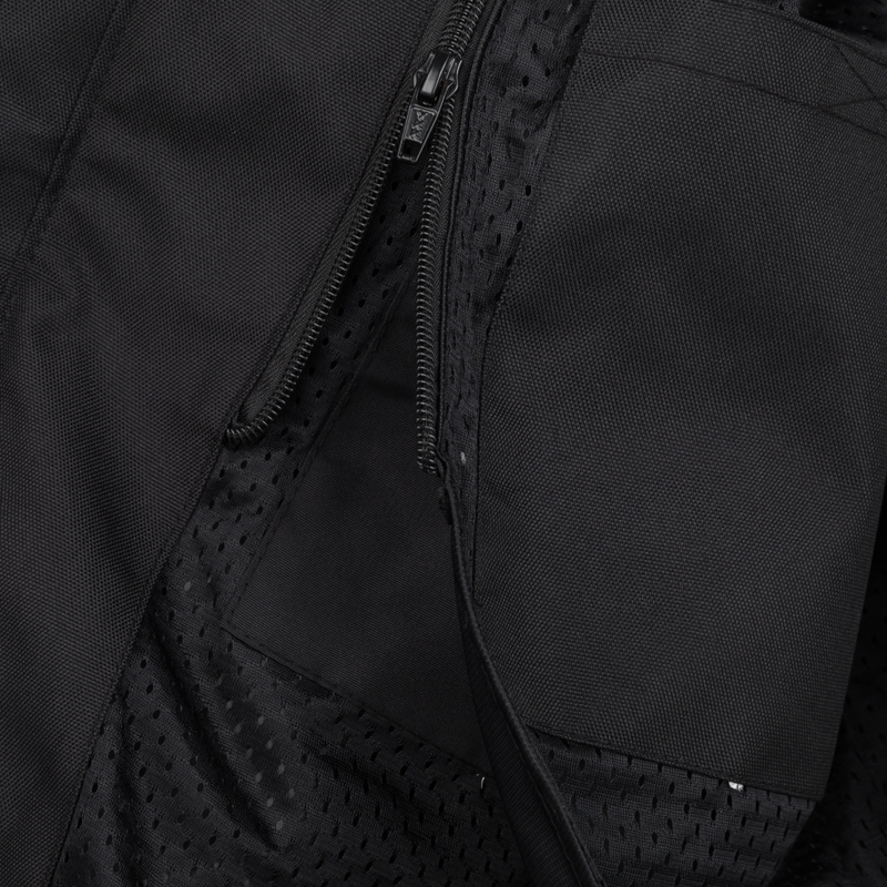 Chaqueta de moto RSA Runway negro-rojo