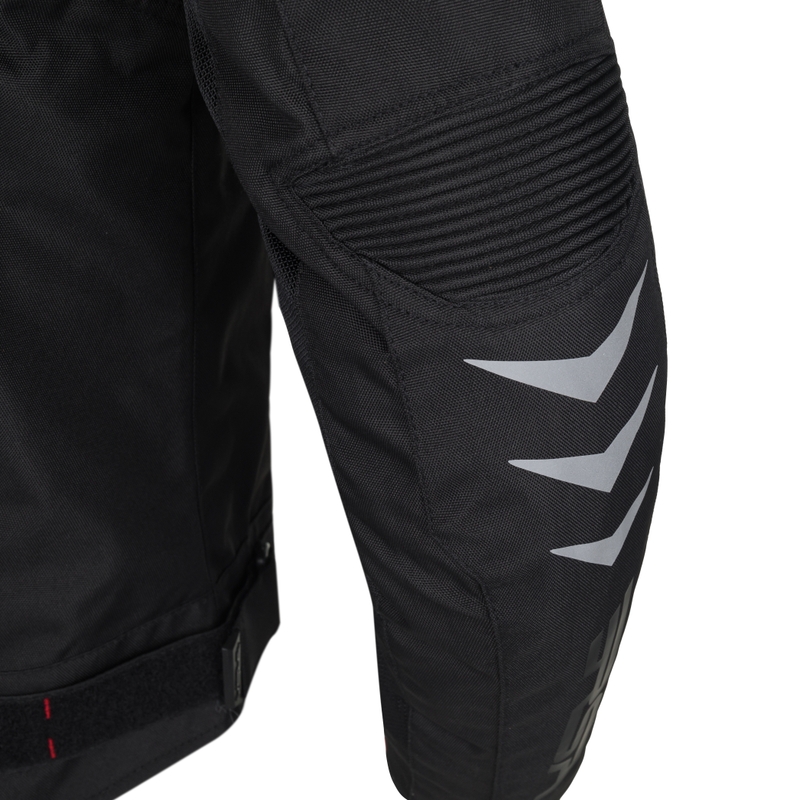Chaqueta de moto RSA Runway negro-rojo