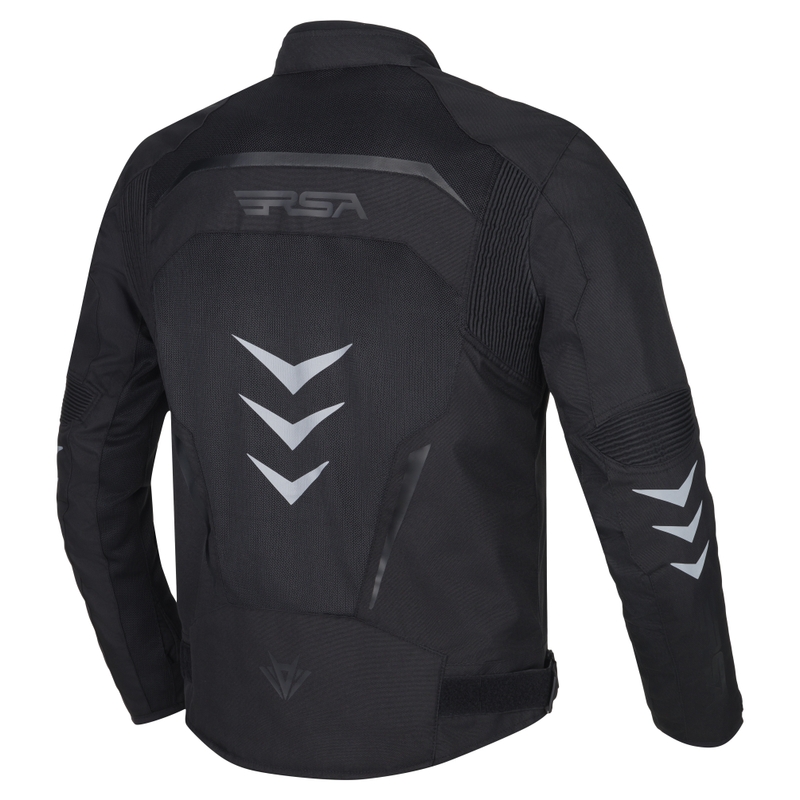 Chaqueta de moto RSA Runway negra