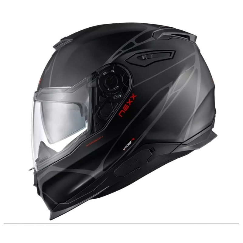 Casco integral de moto Nexx Y.100 B-SIDE negro-gris liquidación