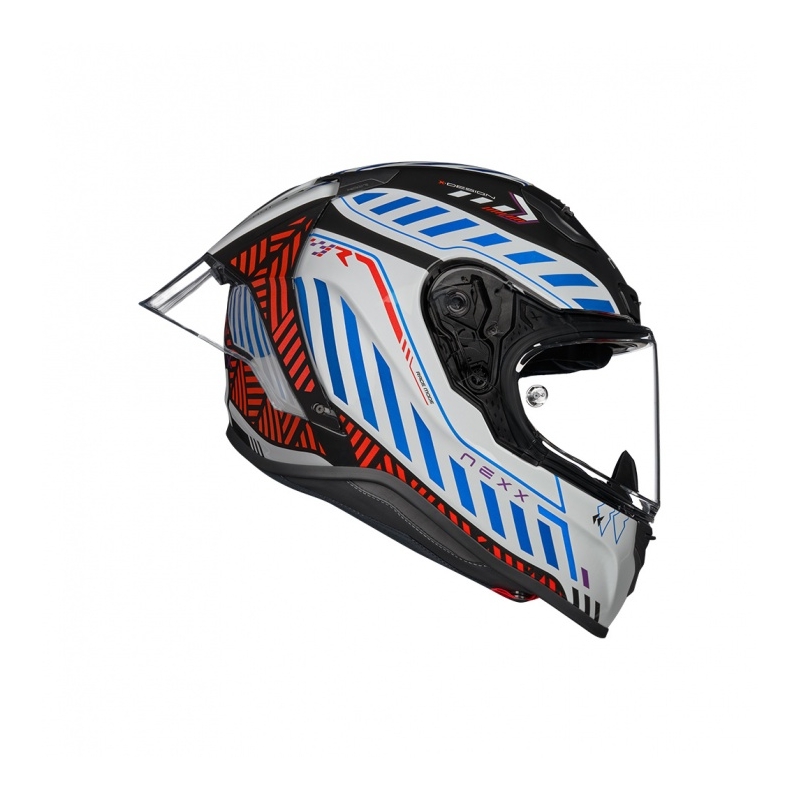 Casco integral de moto Nexx NEXX X.R3R Out Brake negro y blanco liquidación