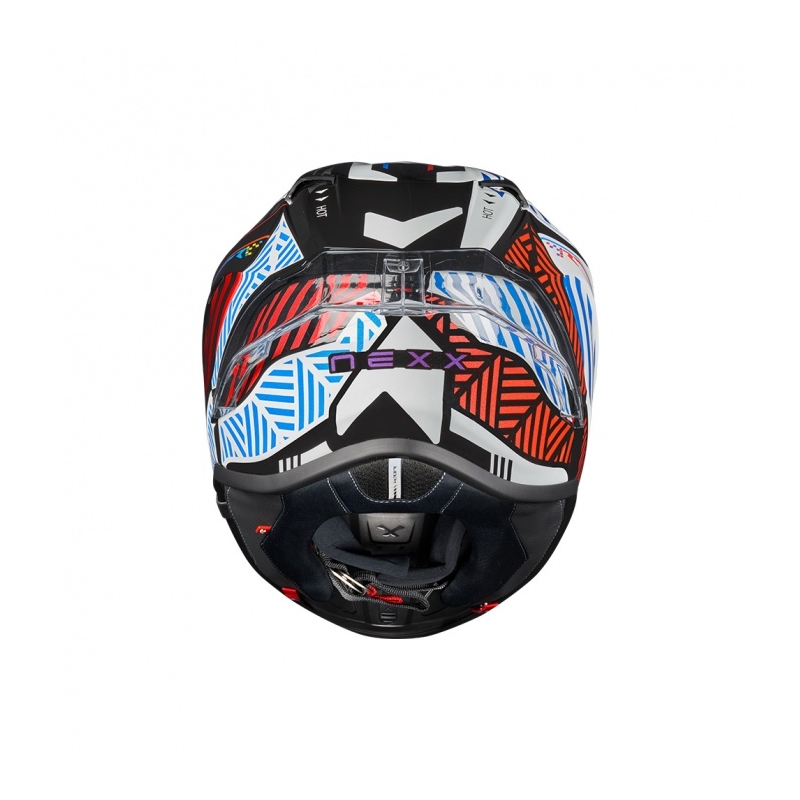Casco integral de moto Nexx NEXX X.R3R Out Brake negro y blanco liquidación