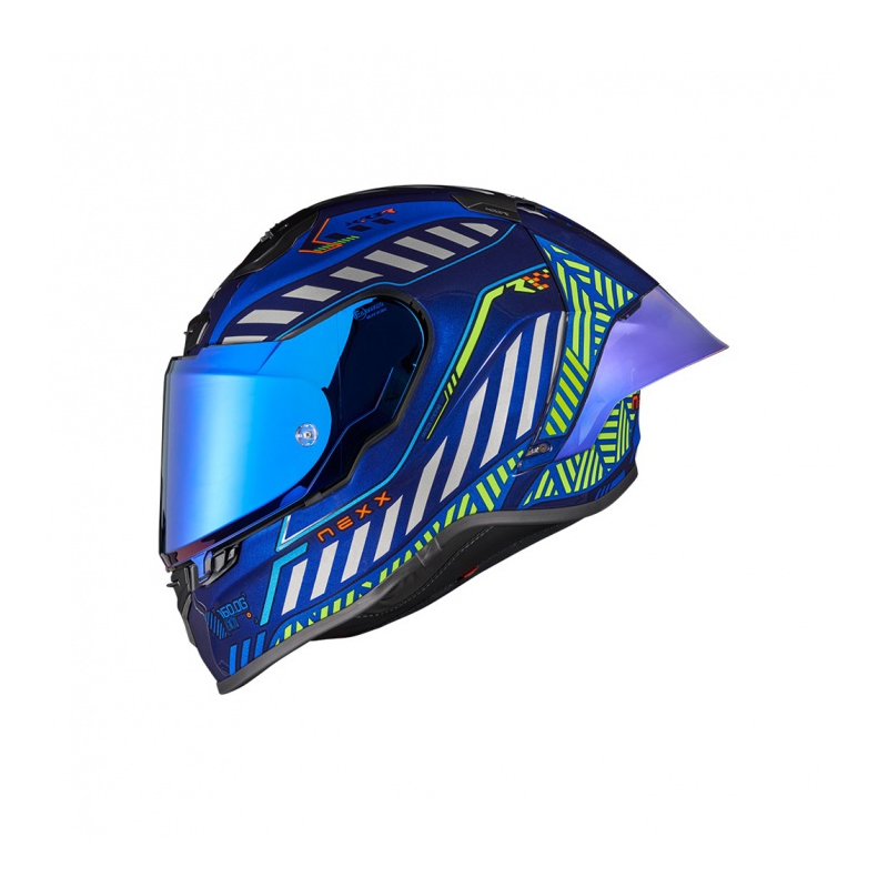 Casco integral de moto Nexx NEXX X.R3R Out Brake azul liquidación