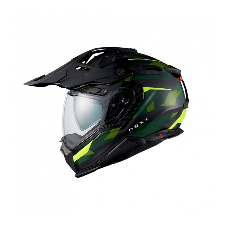 Casco enduro para moto Nexx X.WED3 Trailmania verde fluo liquidación