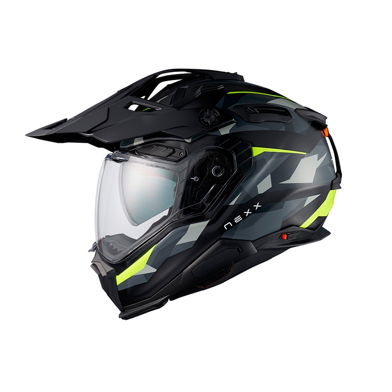 Casco enduro para moto Nexx X.WED3 Trailmania gris-amarillo fluo liquidación
