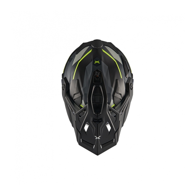 Casco enduro para moto Nexx X.WED3 Trailmania gris-amarillo fluo liquidación