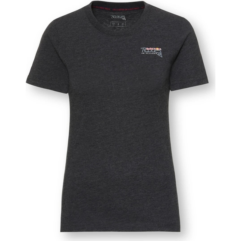Camiseta Red Bull Adrenaline de mujer gris y blanca
