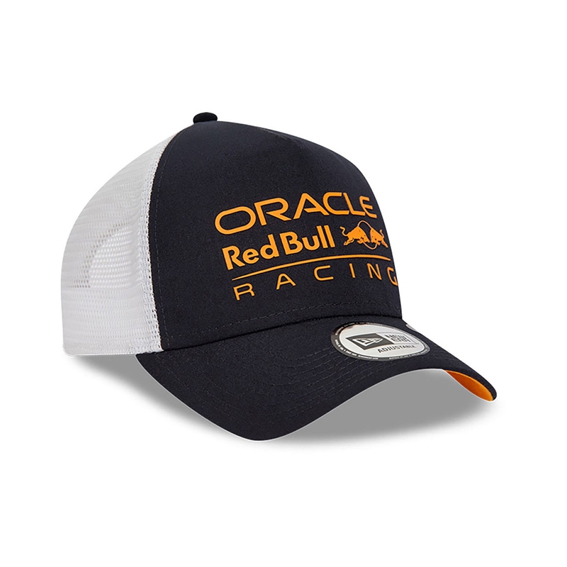 Gorra Red Bull Racing F1 con logotipo grande E Frame azul oscuro