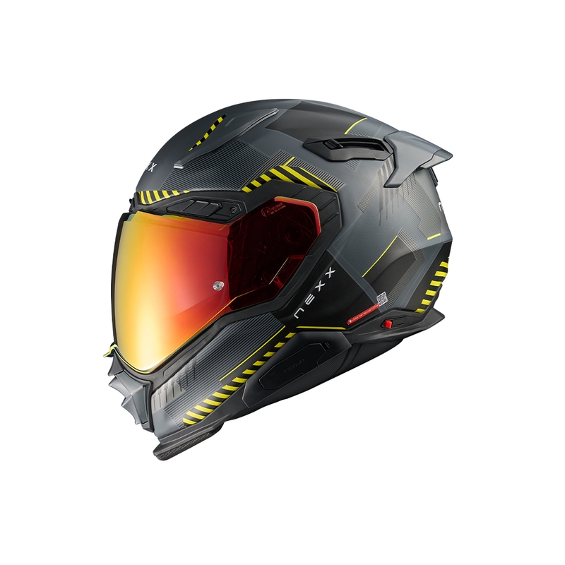 Casco integral para moto Nexx X.WST3 Fluence amarillo-gris liquidación