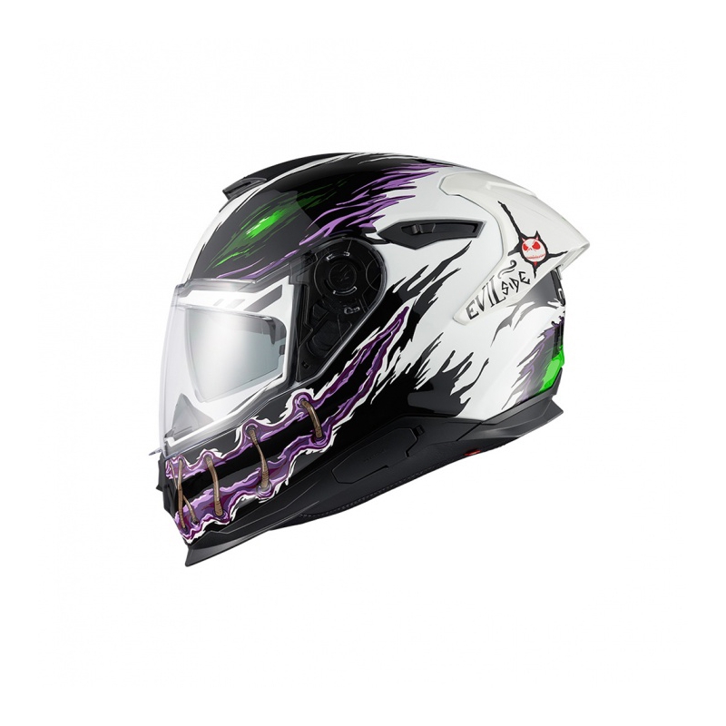 Casco integral para moto Nexx Y.100R Night Rider blanco liquidación