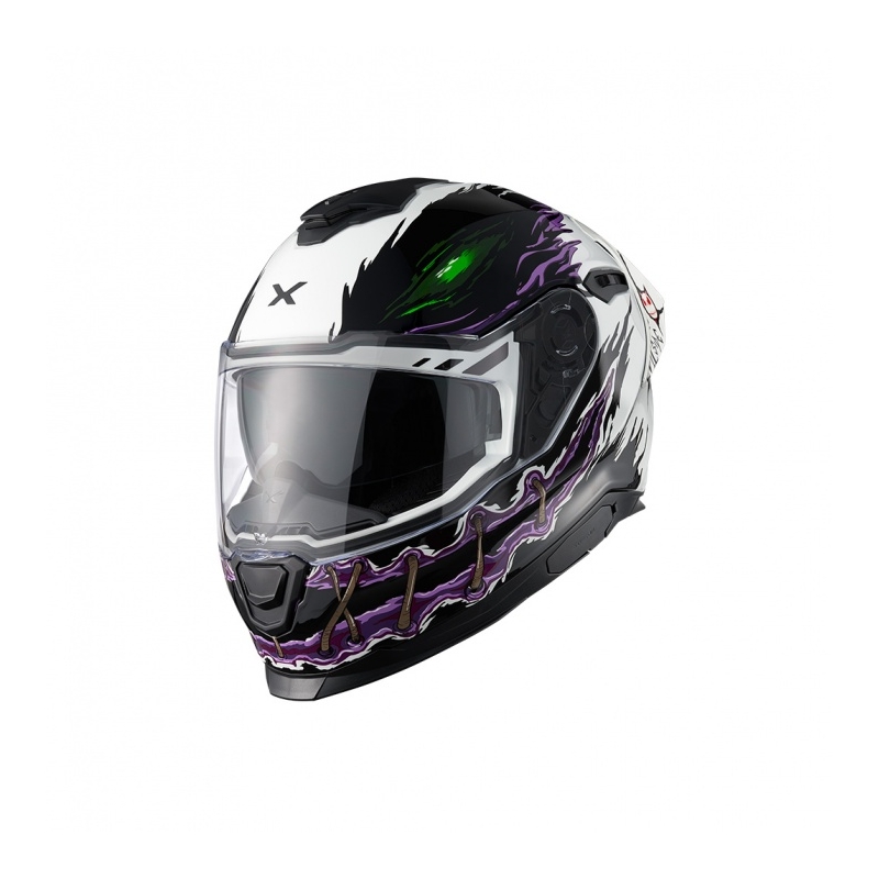 Casco integral para moto Nexx Y.100R Night Rider blanco liquidación