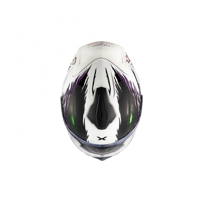 Casco integral para moto Nexx Y.100R Night Rider blanco liquidación
