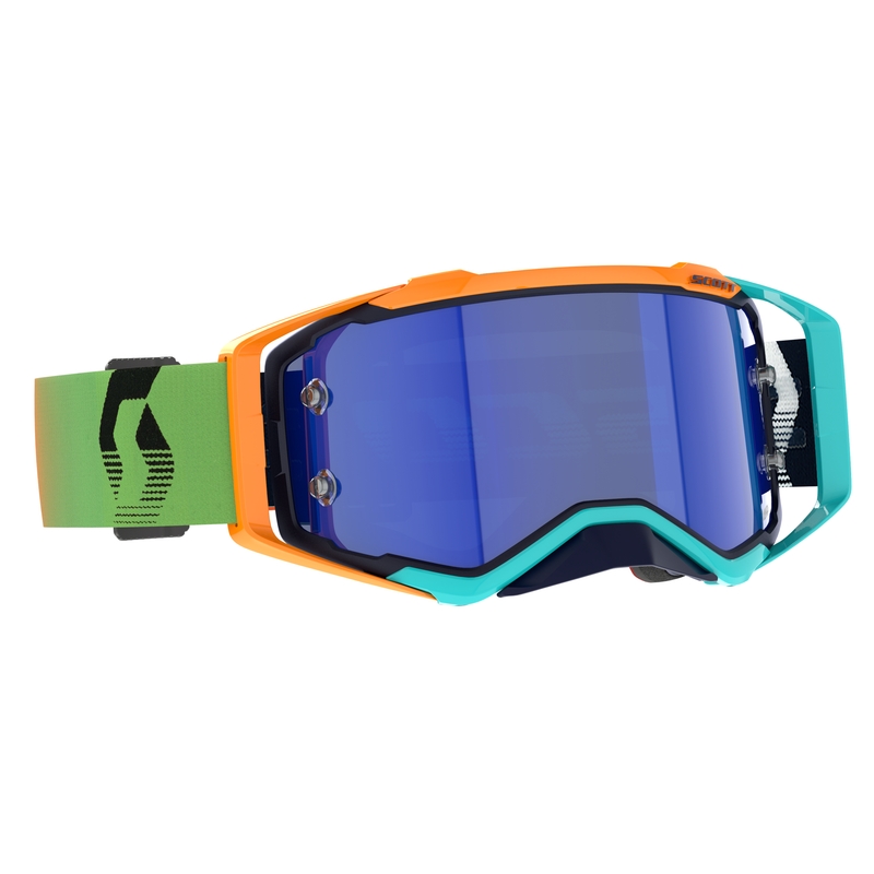 Gafas de motocross Scott Prospect AMP azul-naranja-azul