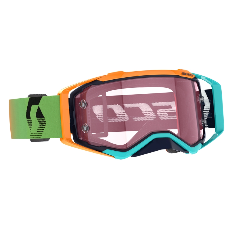 Gafas de motocross Scott Prospect AMP azul-naranja-rosa