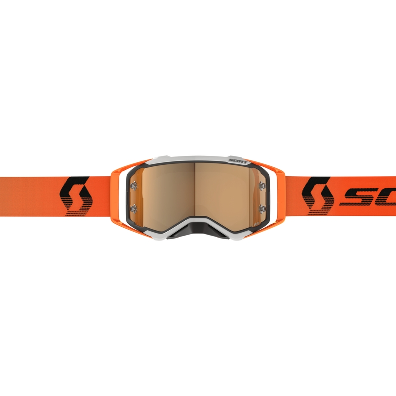 Gafas de motocross Scott Prospect AMP gris-naranja-dorado